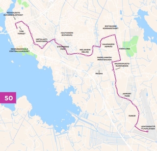Bilden visar Liftis linjen 44.