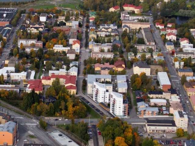 Ilmakuva Valkolinnasta