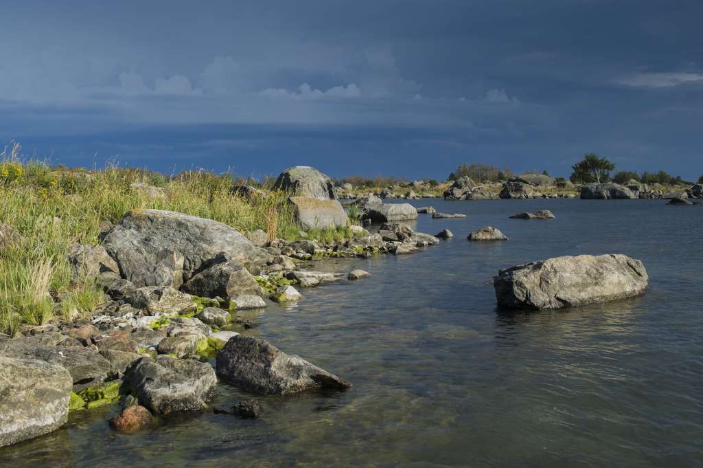 I kvarken är landskapet karg men vackert.