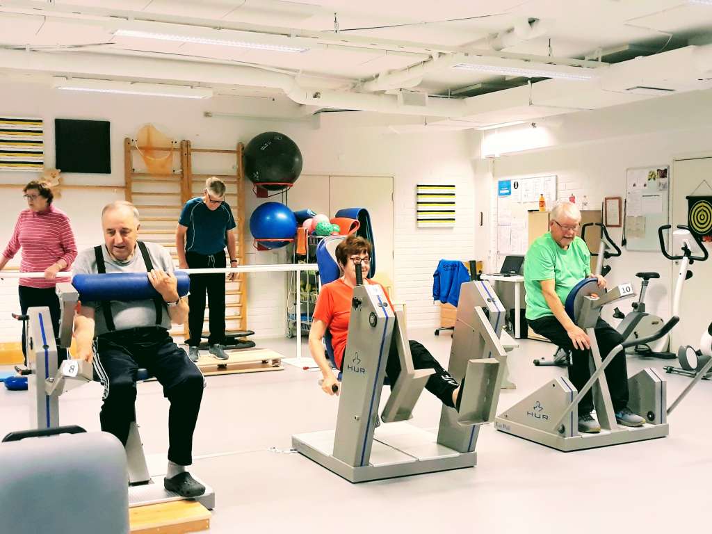 Ikäkeskuksen kuntosali