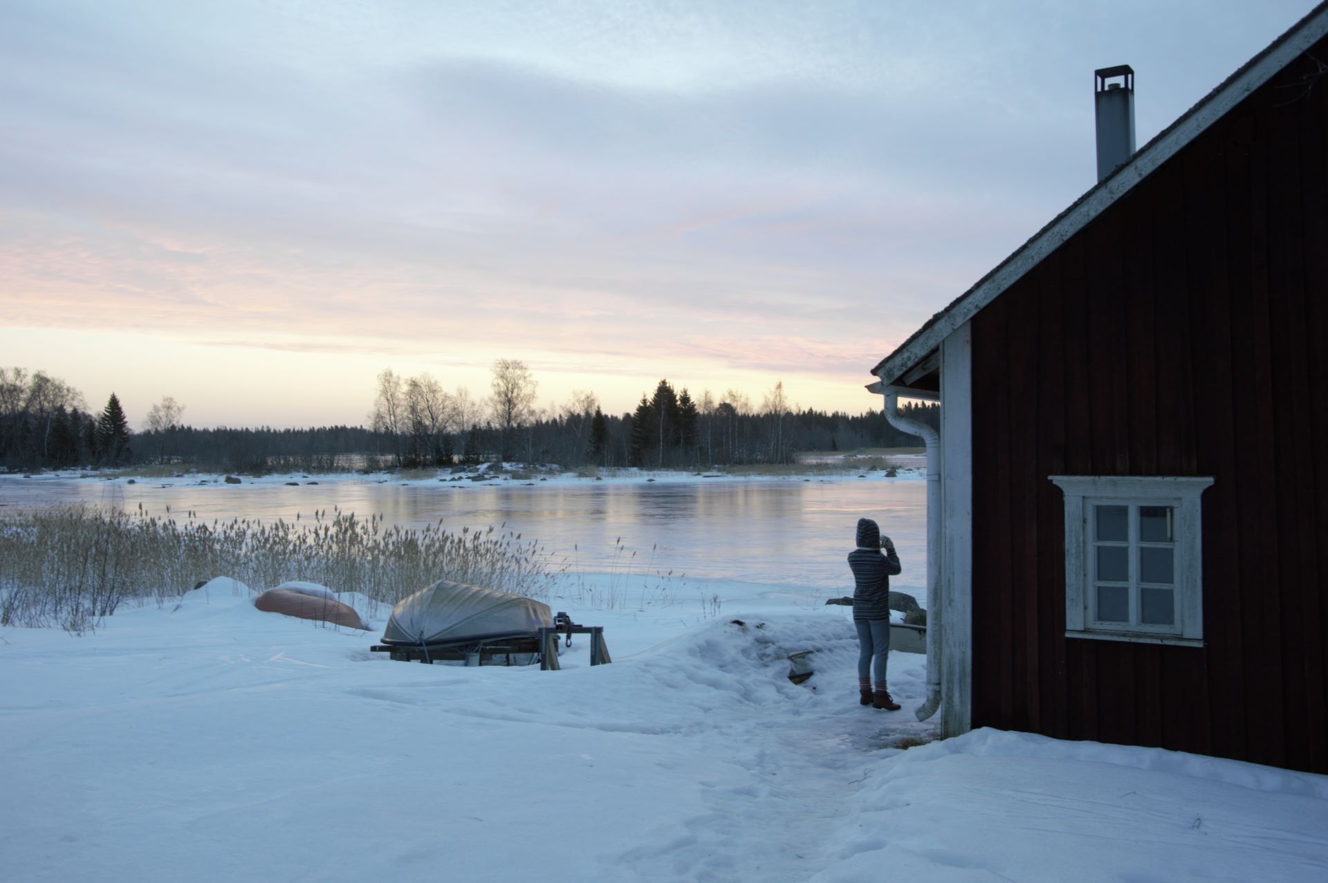 Vargis open wilderness hut has exciting history in smuggling. 