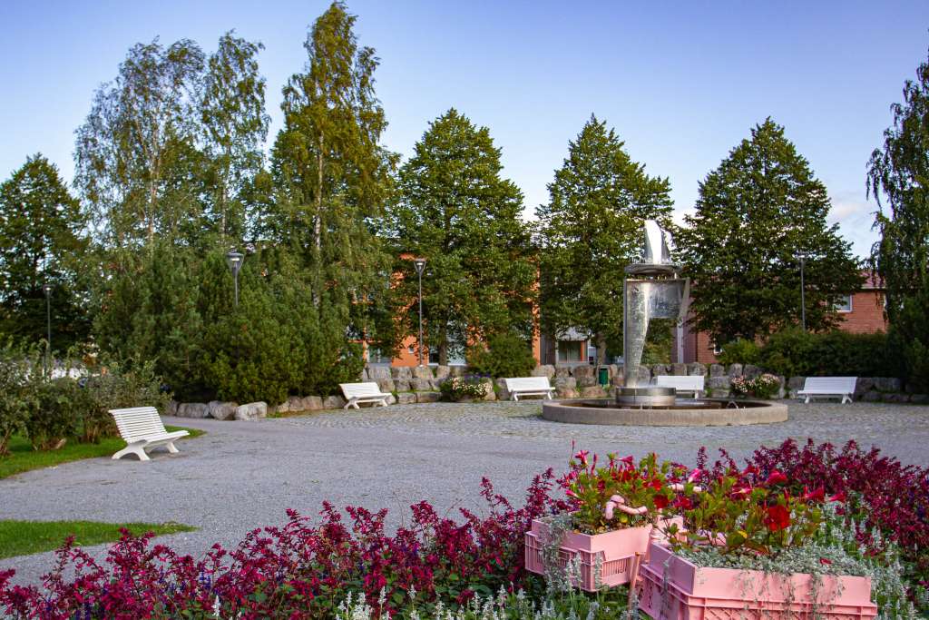 Parken vid Brändö torg