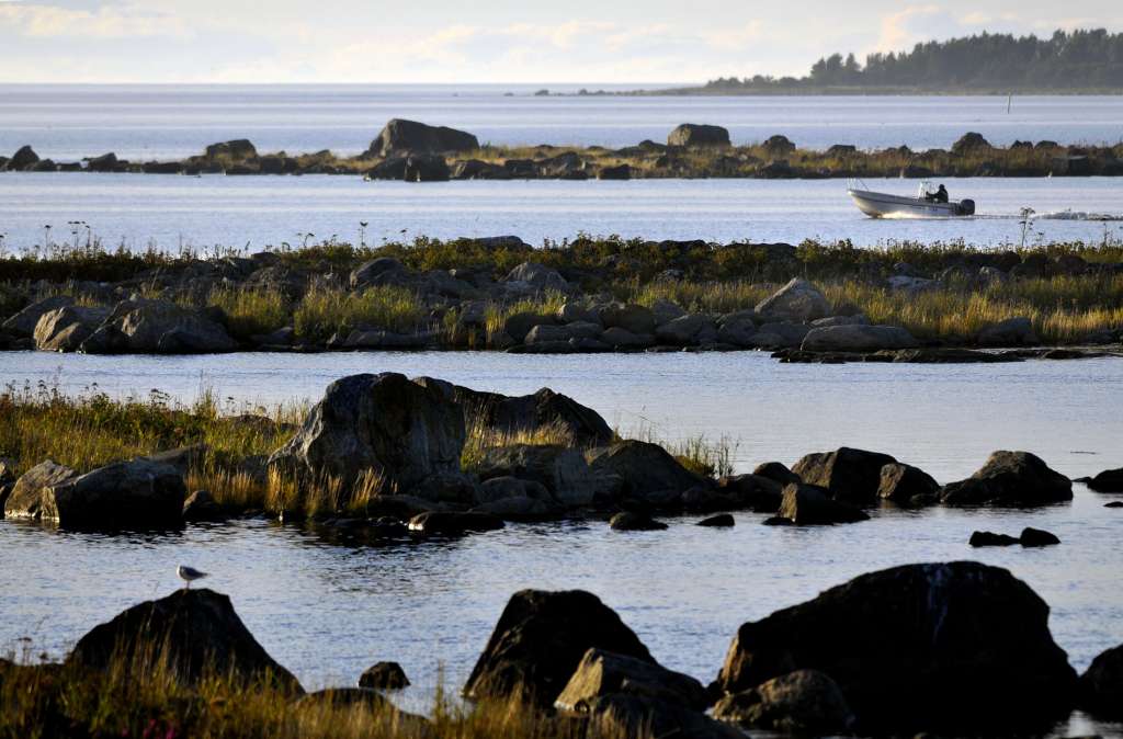 De Geer-moränformationer är distinkt egenskap av Kvarkens skärgård.