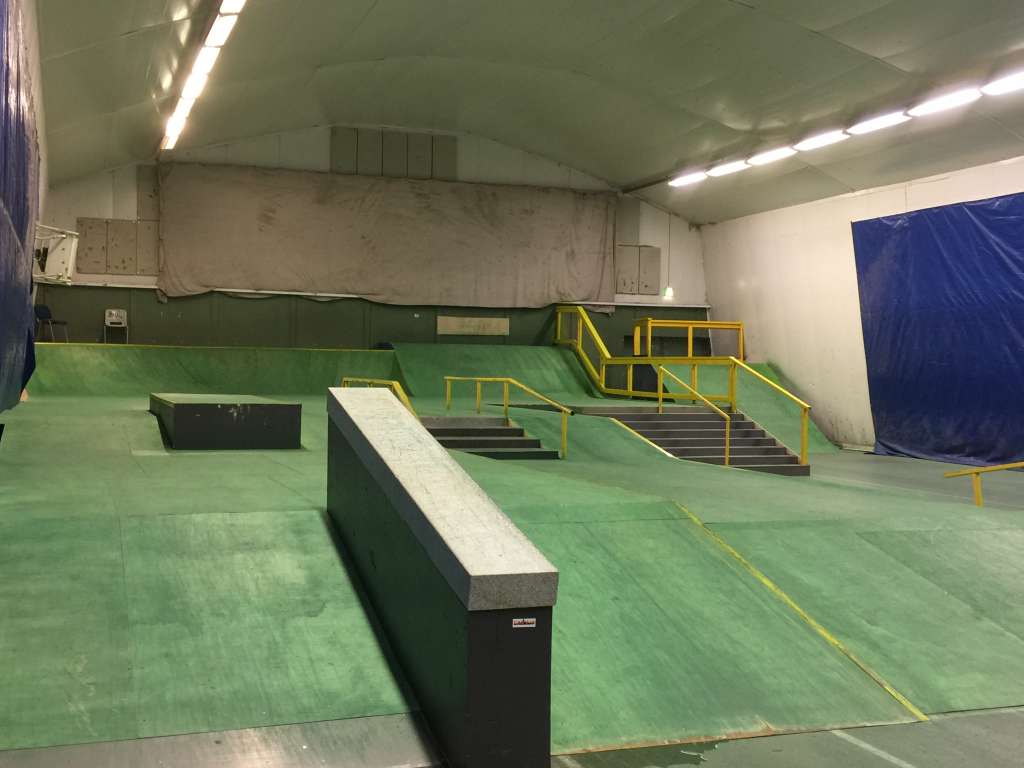 Skeittihalli sisäkuva