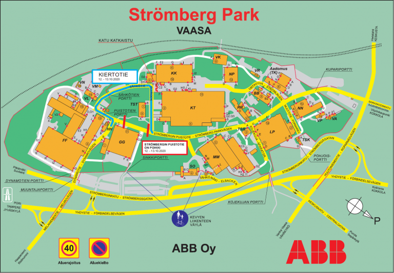 Strömbergin puistotie poikki 12.-13.10. – Vaikutuksia ...