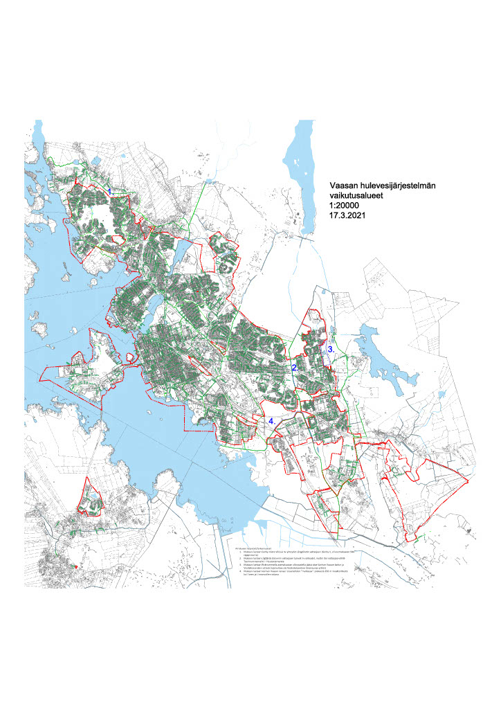 Hulevedenvaikutusalue Vaasa 2021