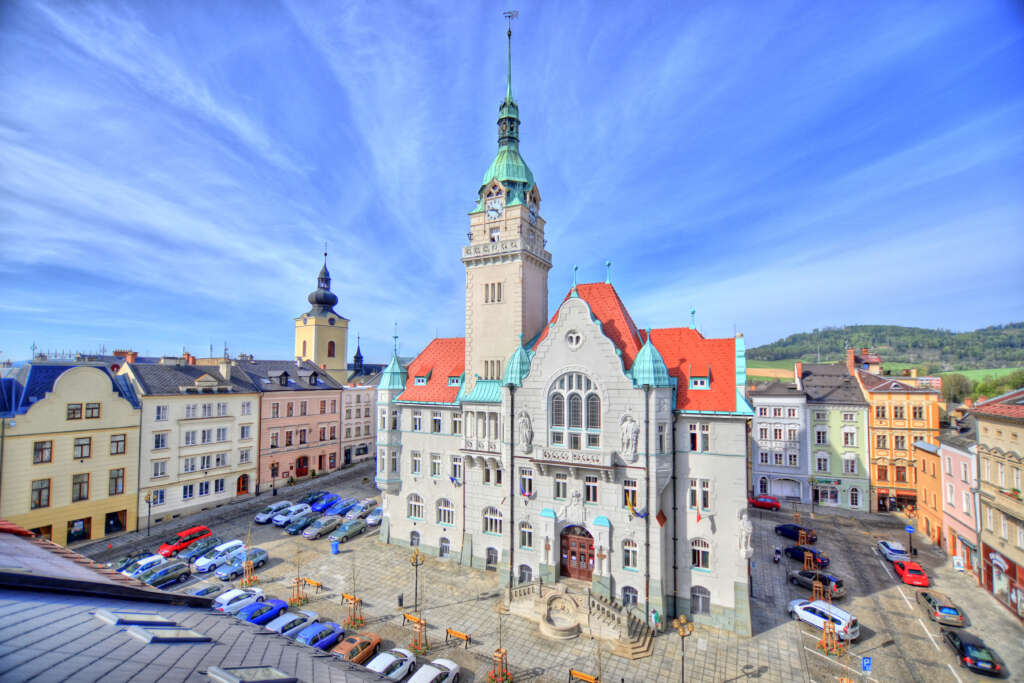 View of the Šumperk City Hall.